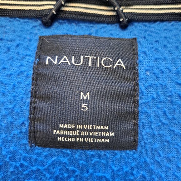 Nautica Fleece Blue Colorblock Full Zip Jacket Size 5 - Picture 4 of 5